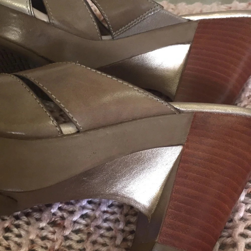 Cole Haan Leather Platform Sandals - Picture 15 of 16